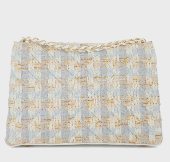 Dune London REGENT Patterned Flap Shoulder Bag