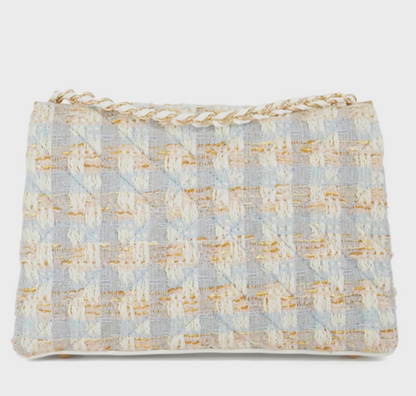 Dune London REGENT Patterned Flap Shoulder Bag