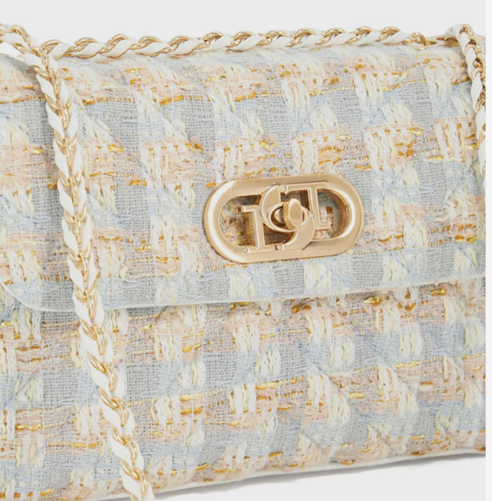 Dune London REGENT Patterned Flap Shoulder Bag