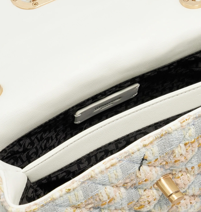 Dune London REGENT Patterned Flap Shoulder Bag
