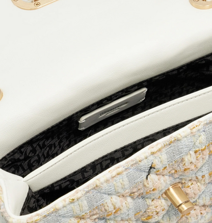 Dune London REGENT Patterned Flap Shoulder Bag