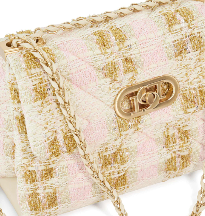 Dune London  REGENT Patterned Flap Shoulder Bag