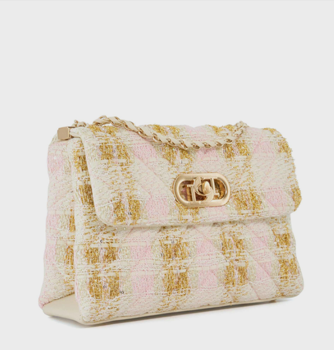 Dune London  REGENT Patterned Flap Shoulder Bag