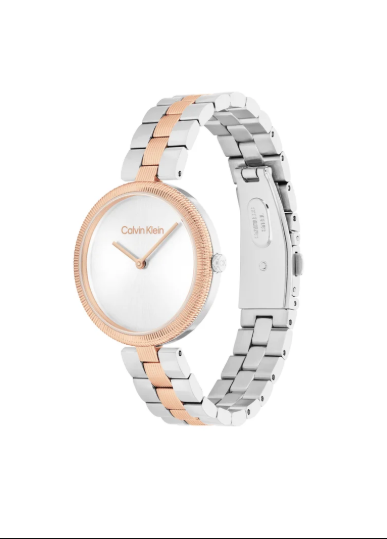 CALVIN KLEIN Analogue Watch with Steel Bracelet