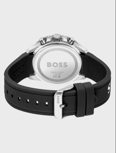 BOSS Analogue Watch with Silicone Bracelet