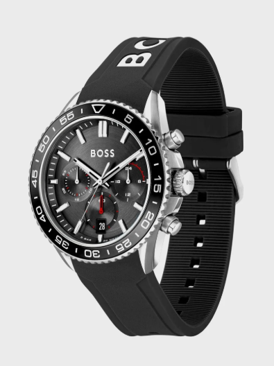 BOSS Analogue Watch with Silicone Bracelet