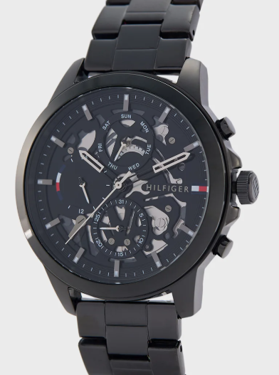 TOMMY HILFIGER Analogue Multifunction Watch with Steel Bracelet