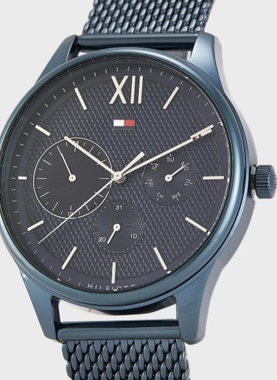 TOMMY HILFIGER Analogue Multifunction Watch with Steel Bracelet