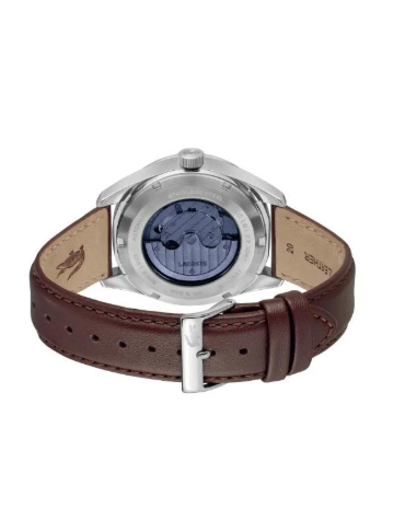LACOSTE Analogue Automatic Watch with Leather Strap