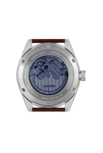 LACOSTE Analogue Automatic Watch with Leather Strap