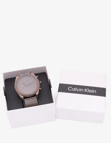 CALVIN KLEIN Analogue Multifunction Watch with Steel Bracelet