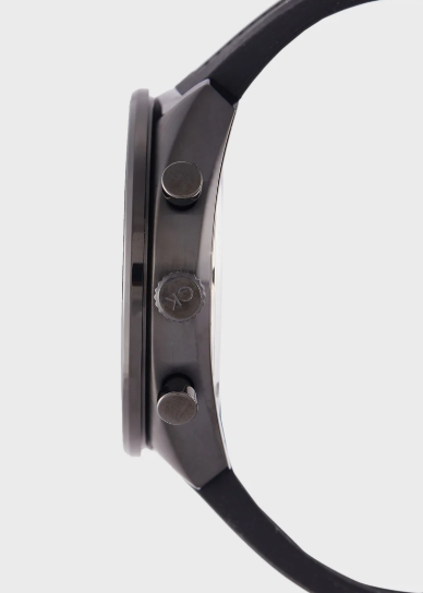 CALVIN KLEIN Analogue Watch with Silicone Bracelet