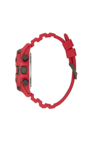 GUESS Digital Silicone Strap Watch