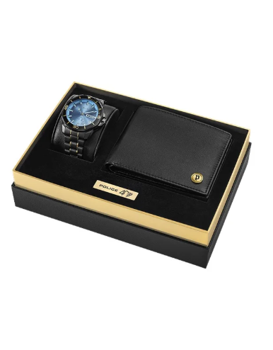 POLICE Men Analog Round Shape Stainless steel Wrist Watch PEWJH0030301 - 43 Mm
