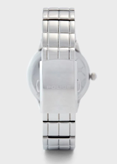 Women's Shirowa Round Shape Stainless Steel Analog Wrist Watch 33 mm - Silver