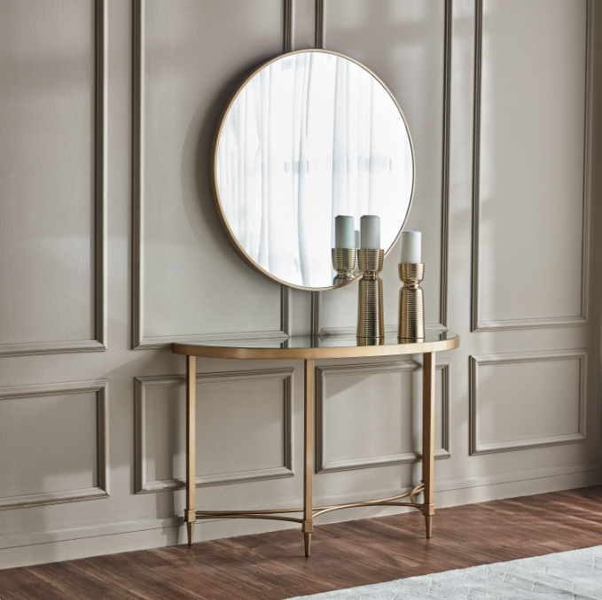 Eneto Console Table with Mirror