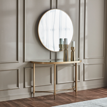 Eneto Console Table with Mirror