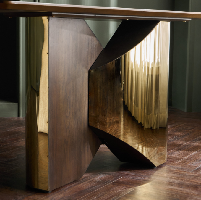 Exus Console Table with Mirror