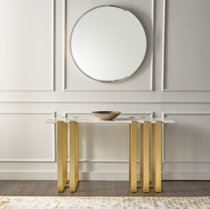 Tlee Console Table with Mirror