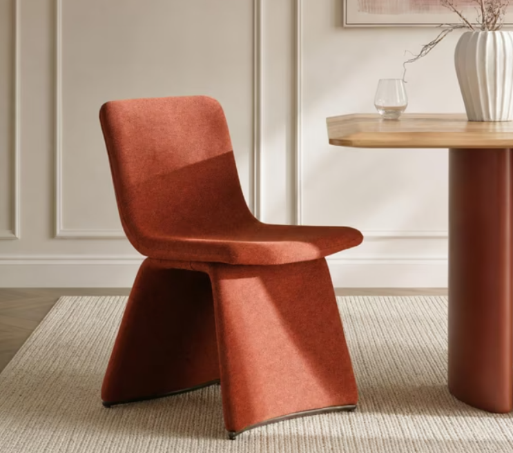 Igma 1 + 6 seater dining set with sigma dining chair package - natural and brown