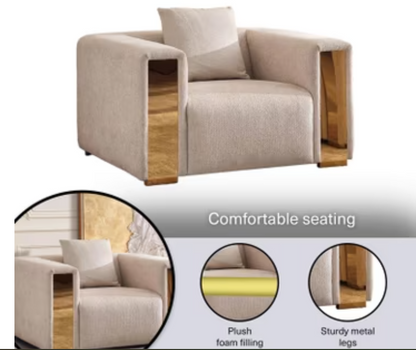 Ano single seater sofa - cream
