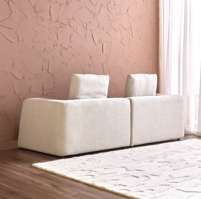 Rell 3-Seater Fabric Sofa