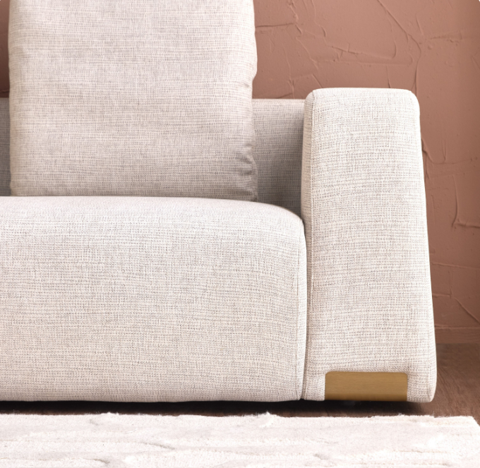 Rell 3-Seater Fabric Sofa
