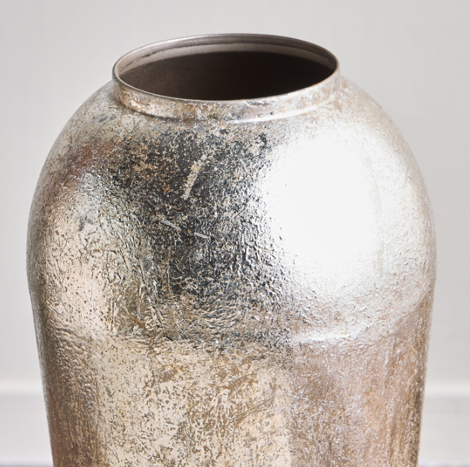 Rose Metal Floor Vase - 96 cm