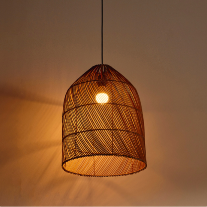 Mix and Rattan Ceiling Lamp Shade - 50 cm