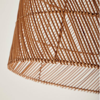 Mix and Rattan Ceiling Lamp Shade - 50 cm