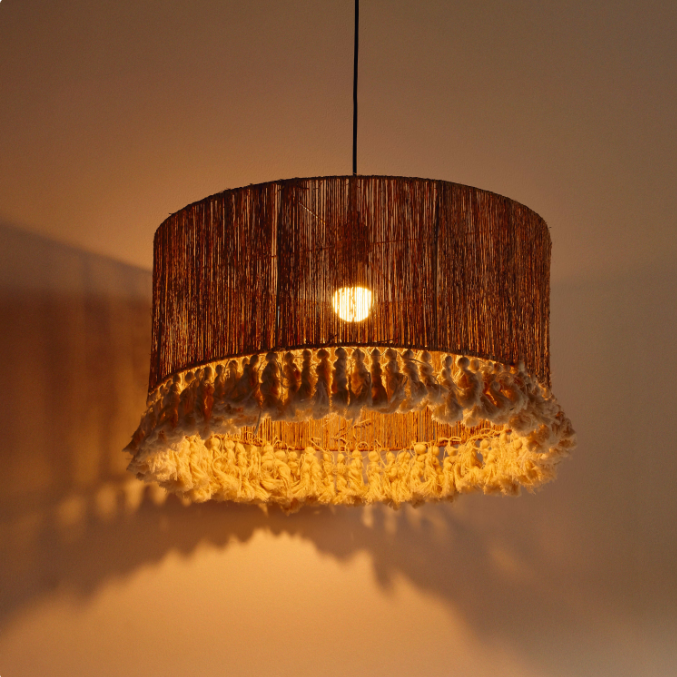 Mix and Match Jute Ceiling Lamp Shade - 20 cm