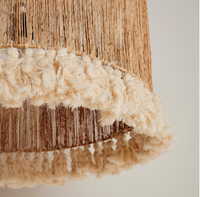 Mix and Match Jute Ceiling Lamp Shade - 20 cm