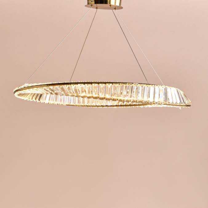 Milas Glass LED Chandelier