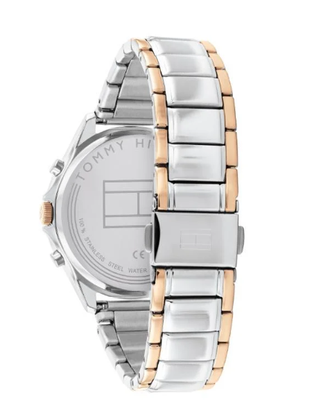 TOMMY HILFIGER Tommy Hilfiger Analogue Multifunction Quartz Watch for Women with Two-Tone Stainless Steel Bracelet - 1782415