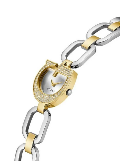 GUESS GIA Recycled Steel 22 mm Analog Watch