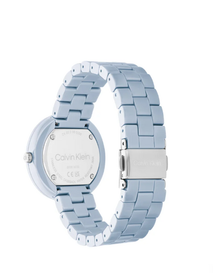 CALVIN KLEIN Ck Pure Analogue Watch with Ceramic Bracelet - 25100074