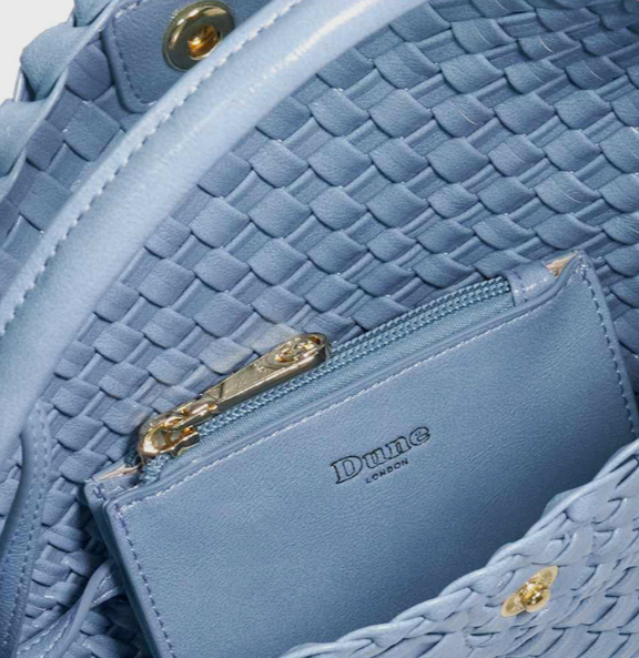 Dune London DINIDELIBERATE Basket Weave Mini Bag