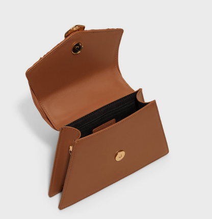 Call it Spring AUBRIE Textured Flap Top Handle Bag