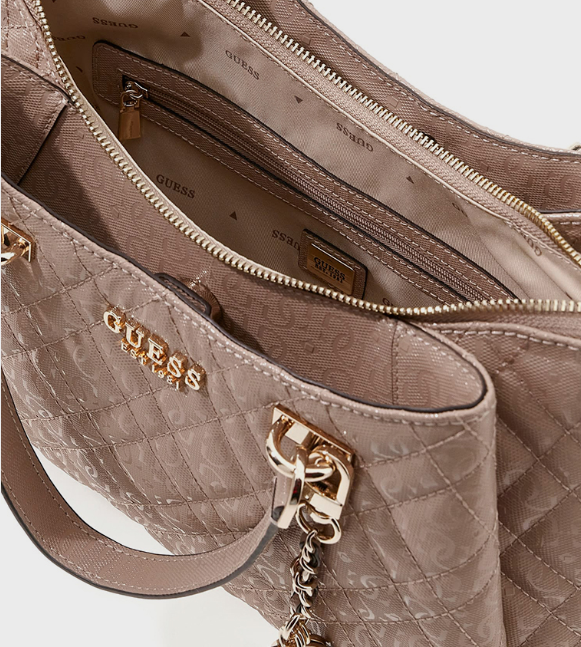 Guess ISEMAY Quilted Satchel Bag