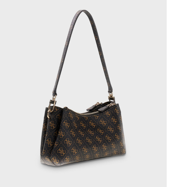 Guess NOELLE II Logo Patterned Shoulder Bag