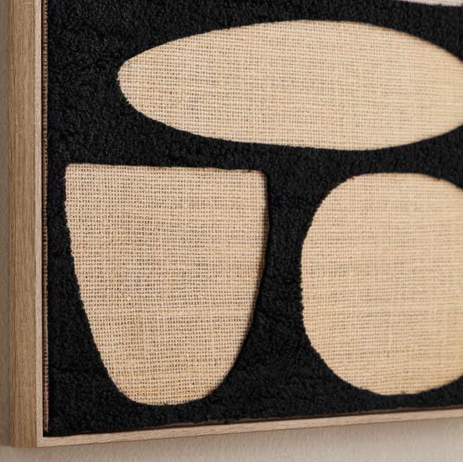 mono Framed Canvas Wall Art - 60x80 cm