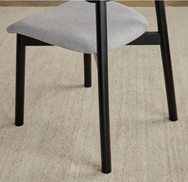 harcoal Fabric Dining Chair