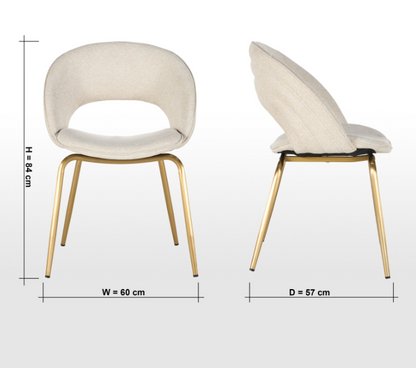 onda Fabric Dining Chair