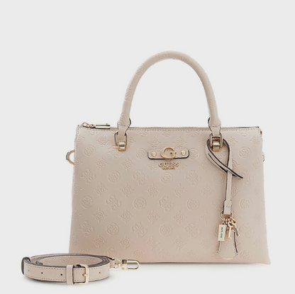 Guess DITA Logo Debossed Satchel Bag