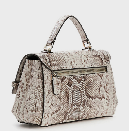 Guess MELINDA Snakeskin Satchel Bag
