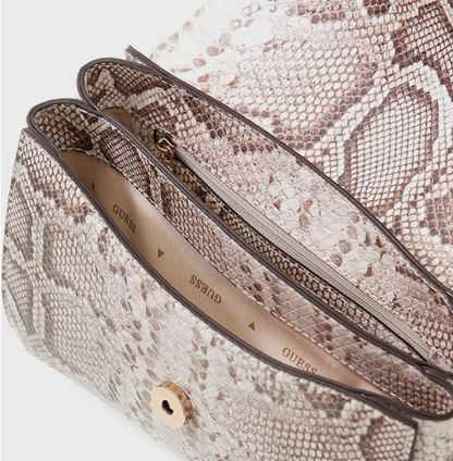 Guess MELINDA Snakeskin Satchel Bag