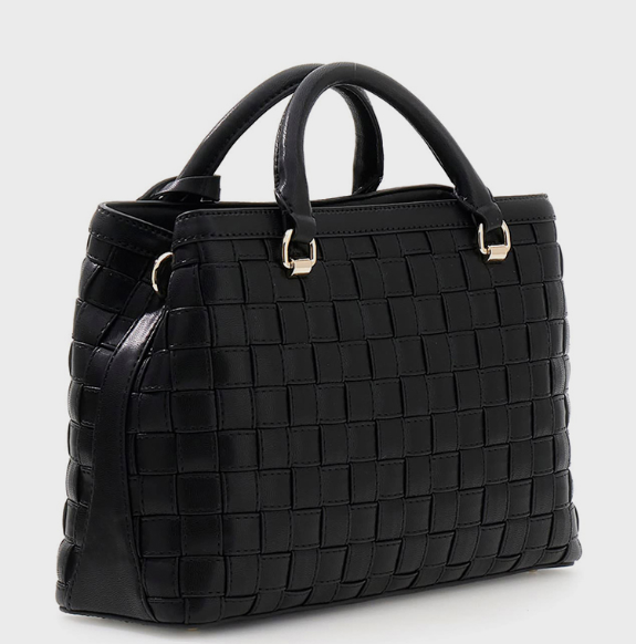 Guess SANDY Braided Girlfriend Satchel Bag