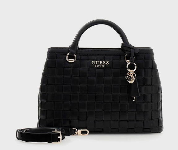 Guess SANDY Braided Girlfriend Satchel Bag