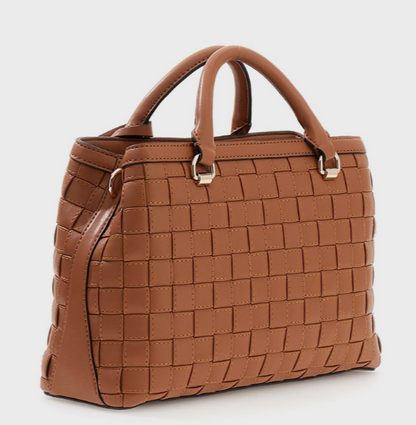 Guess SANDY Braided Girlfriend Satchel Bag