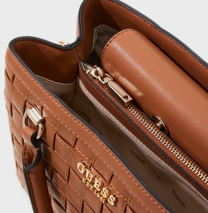 Guess SANDY Braided Girlfriend Satchel Bag